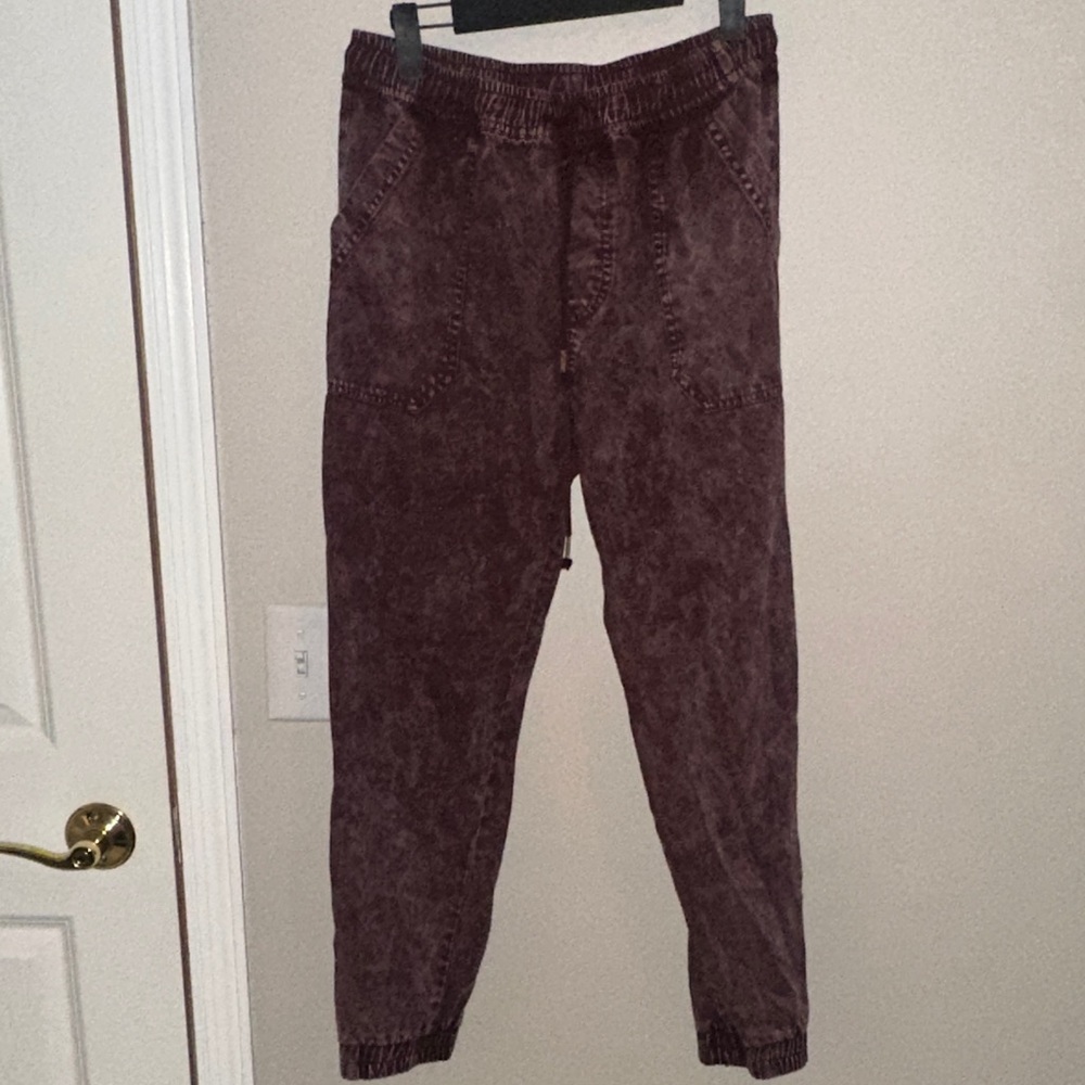 YFB Maroon Jogger Pants